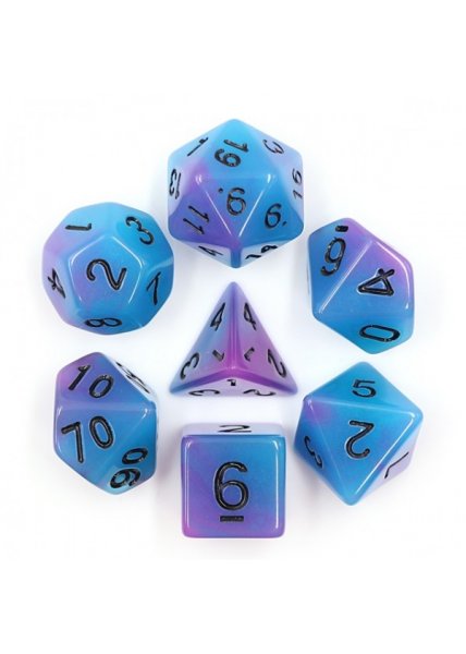 DICE 7-set: Fluorescent Violet